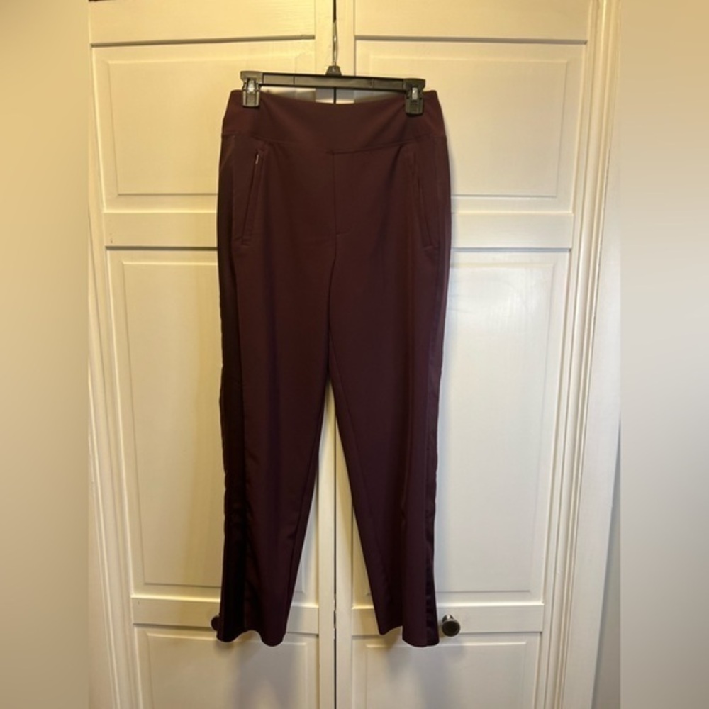 Athleta Brooklyn Mid Rise Ankle Pants Size Women’s 4 Color Red/Purple (Garnet)
